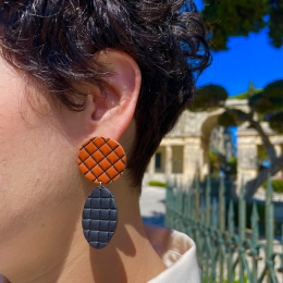 handmade polymer clay earrings, earrings, clay jewelerry 